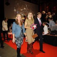 Princess Maxima and Prince Willem-Alexander attend the opening of the 25th Cinekid Festival